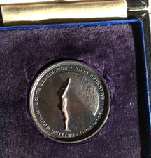 Silver medal Bloomsbury British Museum South Kensington Swimming Club in case