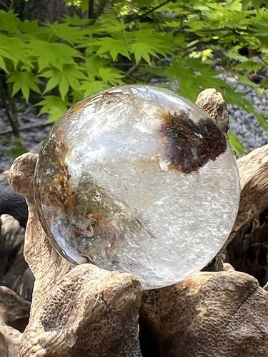 Large lodolite clear quartz - lodolite,