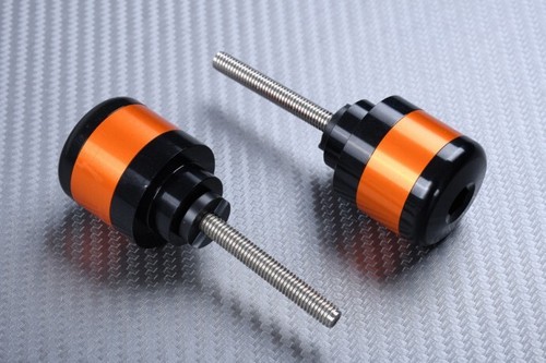 Orange bar end grip - grip, handelbar
