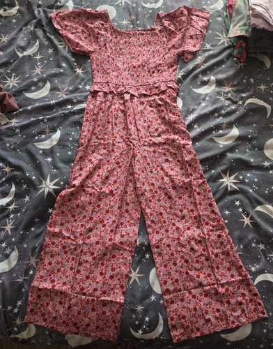 Next girls pink floral - floral, smocked