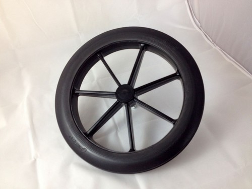 Black 315mm rear wheel - rear,