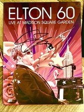 Elton John SIGNED Mega Bundle. 4 Rare CD’s, Used Tickets Venice Milano 1500€