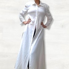 Off White Bridal Long Coat