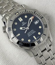 OMEGA Seamaster 300m Blue Wave Dial Quartz Midsize 36mm Gents Watch 2562.80