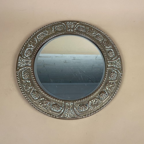Antique round wall - round, gold