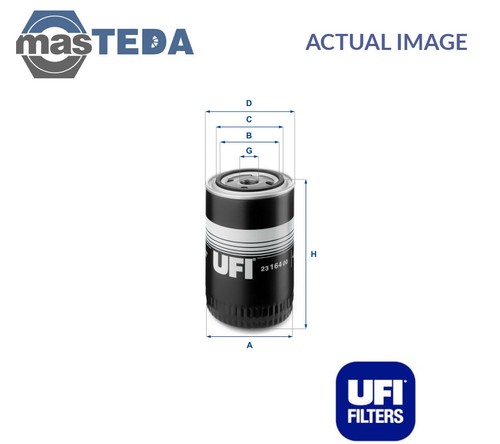 2316400 engine oil filter - filter, ufi