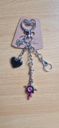 Gothic alternative bag charm - alternative,