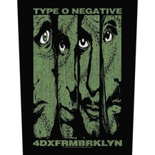TYPE O NEGATIVE 4dxfrmbrklyn 2023 GIANT BACK PATCH 36 x 29 cms OFFICIAL MERCH