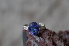 AAA Tanzanite & Diamond 14k