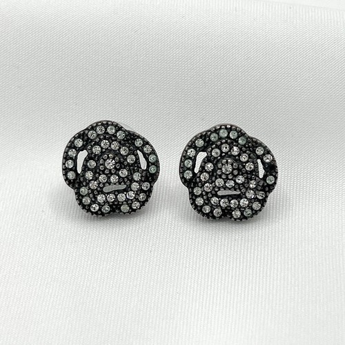 Dior earrings silver flower - dior,