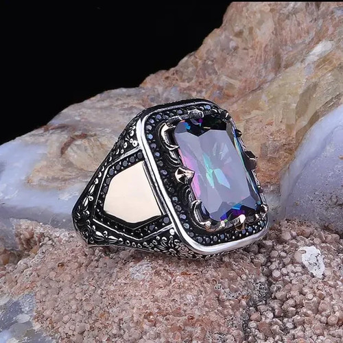 925 sterling silver men - 925, ring