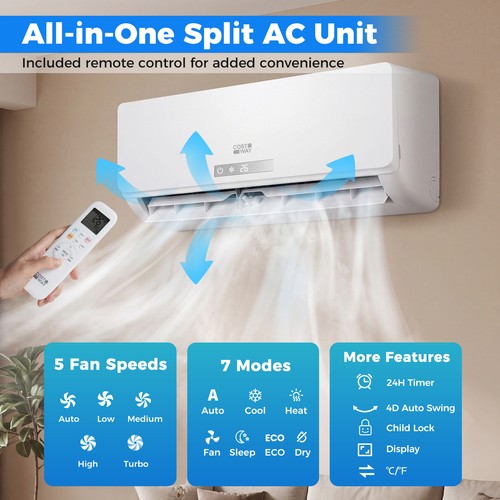 18000 btu inverter split - 18000,
