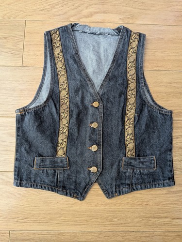 Vintage black acid - black, denim