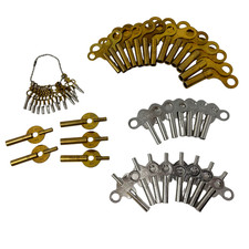 47 Assorted Clock Keys Variety