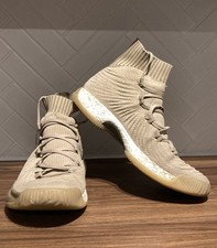 2017 Adidas Crazy Explosive Primeknit Beige Brown Basketball Trainers Men's UK 8