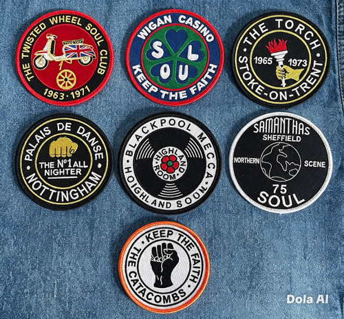 Northern soul iron patch - northern,