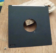 genuine metal Toyo field  5x4 45A copal & compur 0 fit   lens board 110mm square