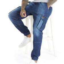 Bench Mens Cuffed Jeans