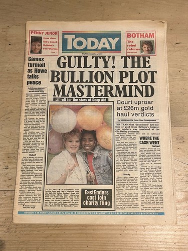 Today newspaper july 1986 - -, 24