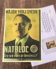 THE CITY AND THE CITY Flyer Screen Used TV Show Prop COA David Morrissey