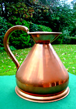 GR Lead Stamp - Copper ALE JUG 1/2 Gallon Antique Harvest Tavern Pitcher Measure