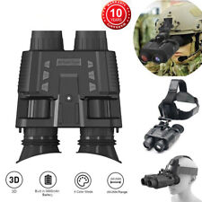 NV8000 Infrared Night Vision Binoculars 4K 3D Head Mounted Goggles 8X Zoom 300M