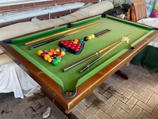 Slate bed snooker/dining table