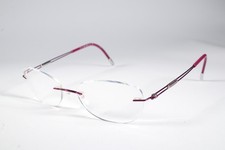 Silhouette Eyeglasses 5521 Womens Pink 4040 Rimless Titanium Glasses Frames