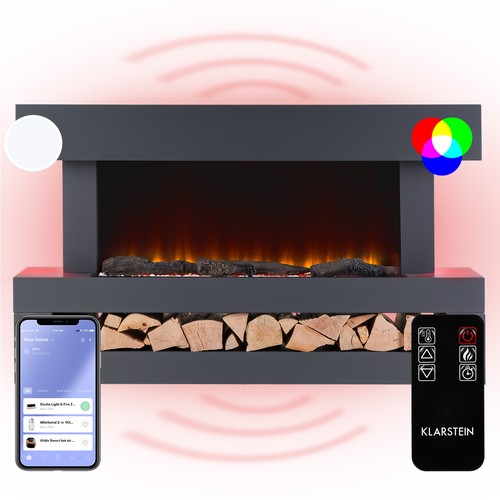 Electric fireplace and - fireplace,
