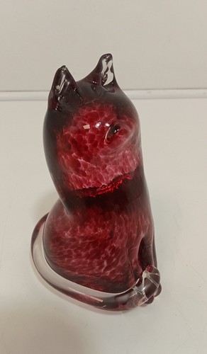 Wedgwood glass cat - wedgwood,