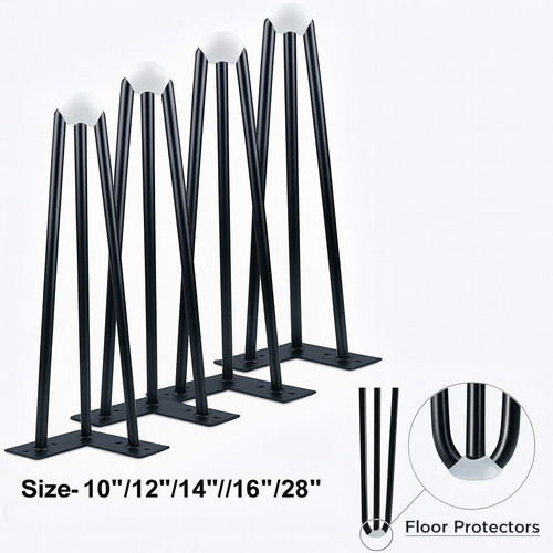 Pack hairpin legs - 4,