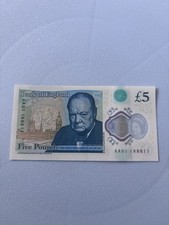 AA01 - £5 Five Pound Polymer