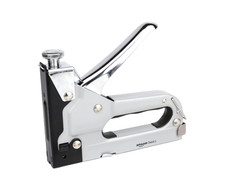 Staple Gun Upholstery Home Repair Carpentry Amazon Basics Heavy Duty Blk/Silver