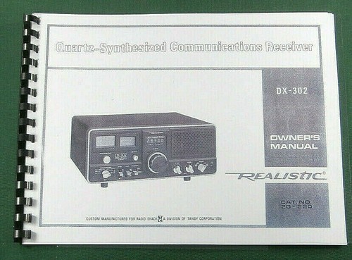 Realistic 302 owner - realistic, dx-302