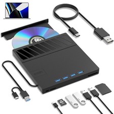 7in1 External CD DVD Drive USB