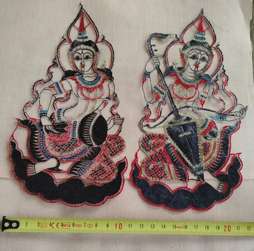 Pair indonesian punched - of,