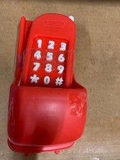 Little Tikes Spare Part Phone and Holder in RED, NEW