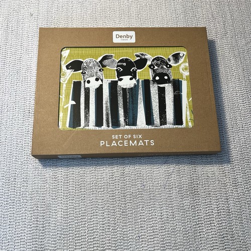 Denby cow design - denby, placemats