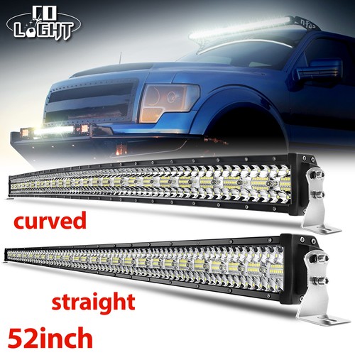 Curved straight tri row - tri-row, led