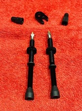 New 2 x 75mm Tubeless Valves No Tubes Removable Core Tyre Presta deep rim Valve