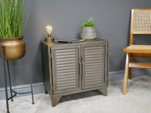 Urban industrial metal cabinet - industrial,