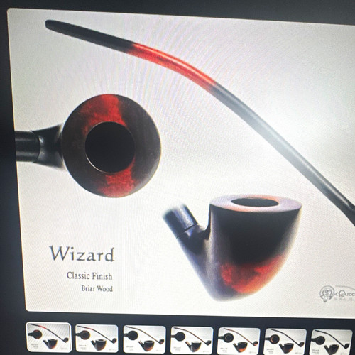 Wizard classic finish briar - classic,