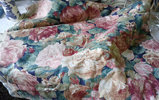 vintage chintz Arundel Crowson  floral material fabric width 1.37 m x 1.67 long