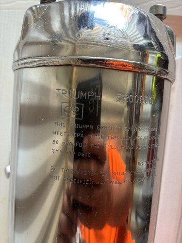 Triumph tt600 original exhaust - triumph,