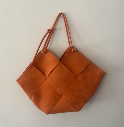 Sorena large orange leather - large,