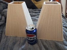 2 String lamp shades 9 1/4"