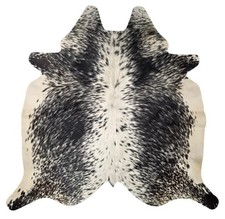 100% Genuine Cowhide Rug Black