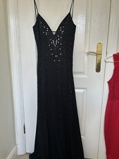 black prom dress size 10-12