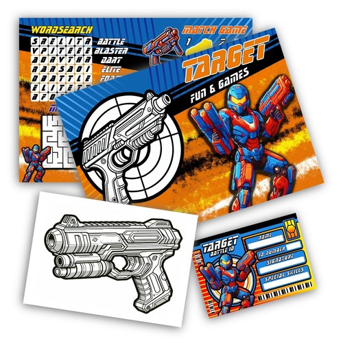 Target battle piece party - battle, 36-piece