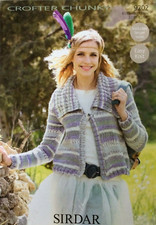 Sirdar Crofter Chunky 9202 : 32" - 54"/ 81 - 137 cms.